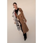 Transformer-trench coat with detachable pockets