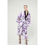 Purple kimono (print dragons)