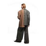 Пиджак папика (песочный в полоску+серый в полоску)